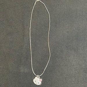 Hello Kitty rhinestones necklace.